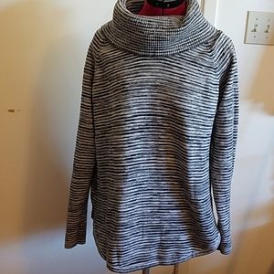 888 Cowl neck Cotton Tunic Sweater L
